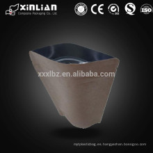 Alibaba China Proveedor Personalizado Impreso Eco-friendly Papel de aluminio Kraft Paquete de papel / bolsa de alimentos